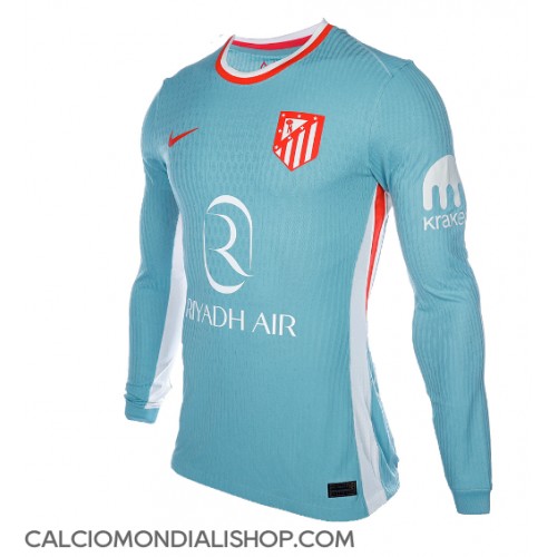 Maglie da calcio Atletico Madrid Seconda Maglia 2024-25 Manica Lunga